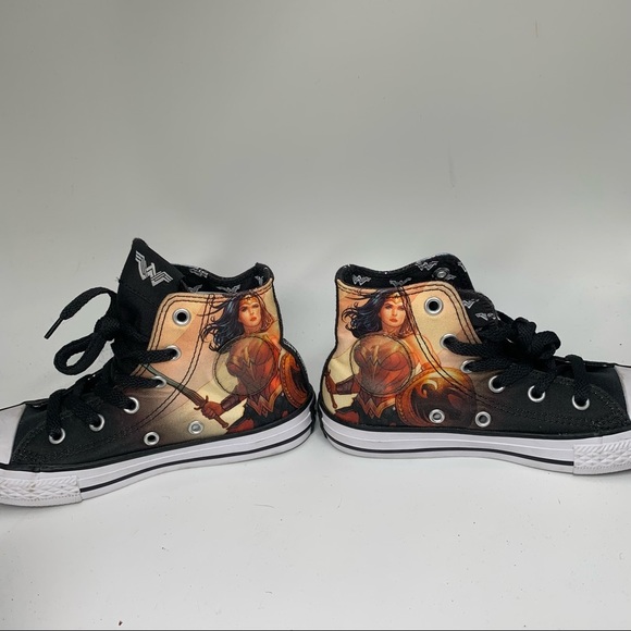 Converse DC Comics x Chuck Taylor All Star High tops 'Wonder Woman' youth 13 - Picture 3 of 10